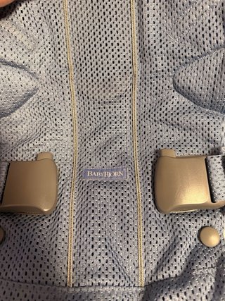 Mochila Porta Bebé BabyBjörn Azul Malla