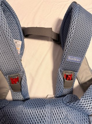Mochila Porta Bebé BabyBjörn Azul Malla