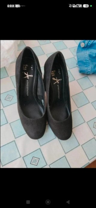 Tacones Atmosphere Negros Talla 36