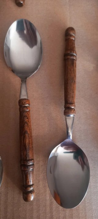 Cubertería Vintage Mango Madera