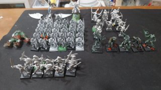 Warhammer Elfos Silvanos Metal Figuras