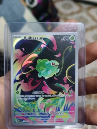 Carta Pokémon Bulbasaur Básico 133/132