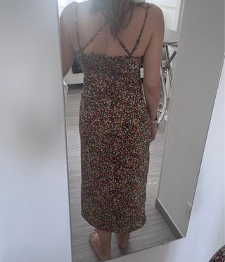 Vestido estampado flores