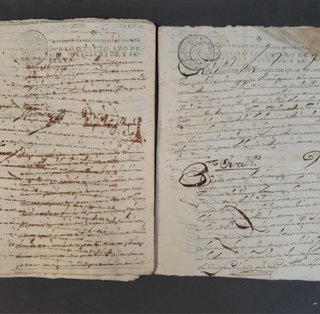 Lote de manuscritos Históricos Cataluña (S. XVIII)