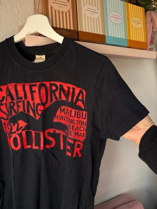 Camiseta Hollister Negra Talla S