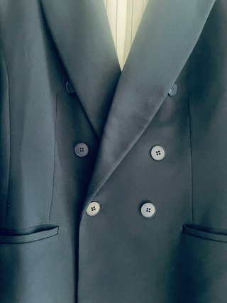 Blazer Zara Azul Marino Talla 46