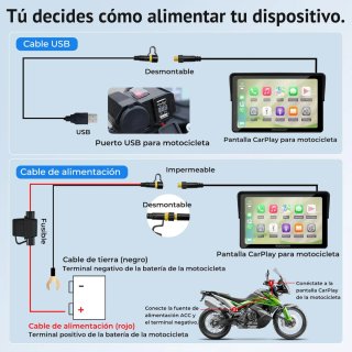 Pantalla CarPlay/Android Auto Inalámbrica