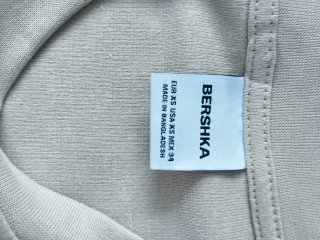 Camiseta Bershka Beige Talla XS