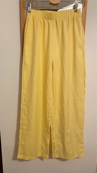 Pantalón Palazzo Amarillo