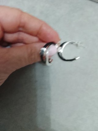 Pendientes Tous Aro Negro y Plata