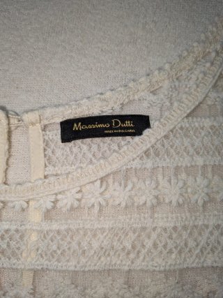 Blusa Massimo Dutti encaje M