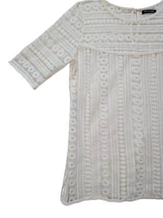 Blusa Massimo Dutti encaje M