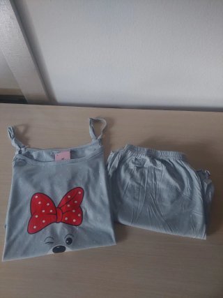 Pijama Mujer Oso Corazón Talla M