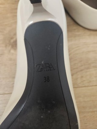 Zapatos Zara Mujer Beige Talla 38