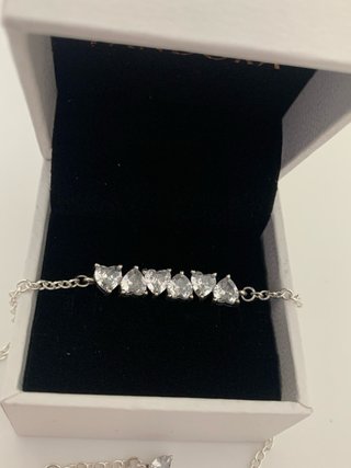 Pulsera Pandora Corazones Plata 20-22cm