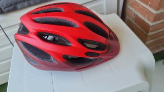 Bicicleta de montaña roja