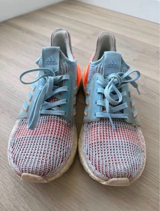 Adidas Ultra Boost Mujer Azul Naranja
