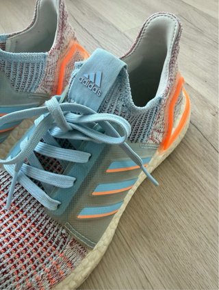 Adidas Ultra Boost Mujer Azul Naranja