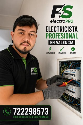 Electricista profesional en valencia