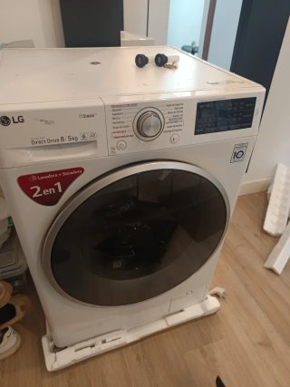 Lavadora Secadora LG 8/5kg Steam