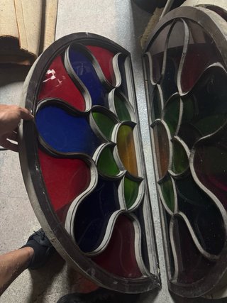 Vidrieras de medio punto