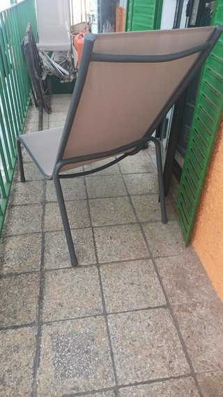 2 Tumbonas Beige/Marrón Jardín/Piscina