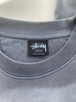 Sudadera Stussy 8 Ball Gris Azulada