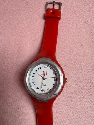 Reloj P&H Naranja y Plateado