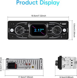 NUEVO! (40€) Radio Coche 1 DIN Pantalla Táctil