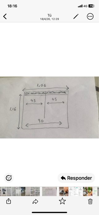 Ventana abatible en aluminio con persiana