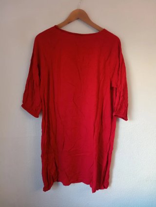 Vestido Mujer Milano Rojo Talla L nuevo boho y2k