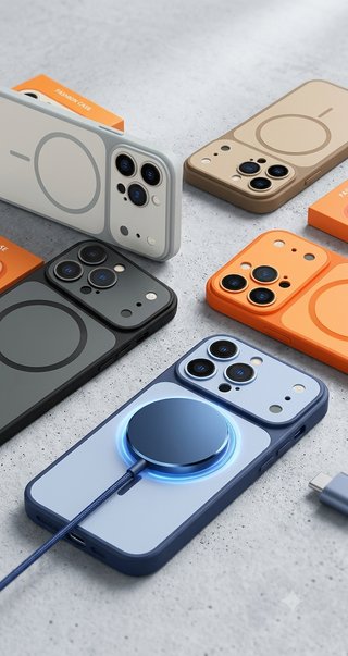 Funda iphone 17/Pro Max/Pro/Air/ con MagSafe