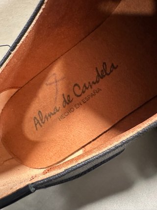 Zapatos colegial piel azul marino talla 37
