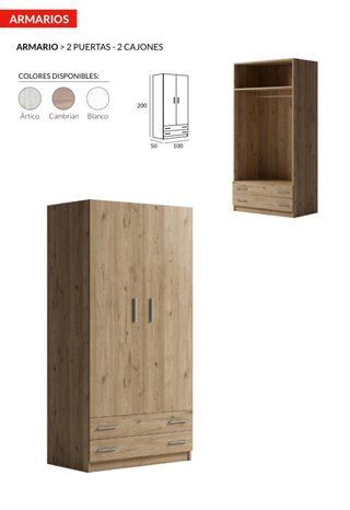 Armario 4 puertas blanco