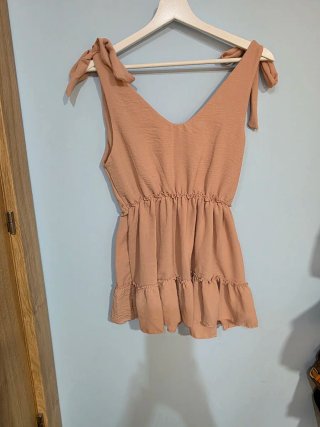 Blusa color maquillaje talla única