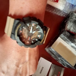 Reloj Casio G-Shock Hombre Negro/Beige