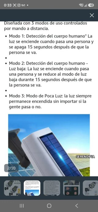 Lote de dos Cámara de vigilancia simulada solar LE