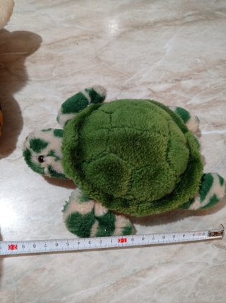 Tigre molla elastico e tartaruga peluche