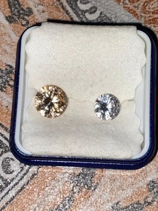 Diamante blanco tallado
