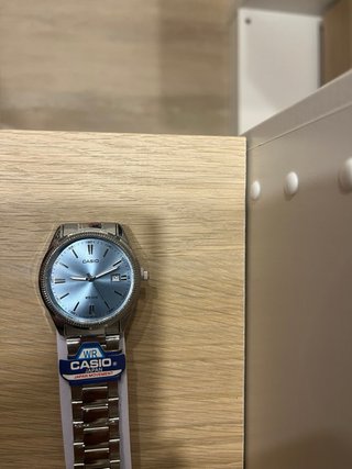 Reloj Casio Plata y Azul