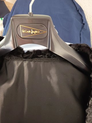 Abrigo Piel Astracán El Corte Inglés Negro