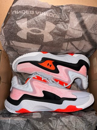 Zapatillas Under Armour Running Naranja/Rosa