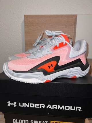 Zapatillas Under Armour Running Naranja/Rosa