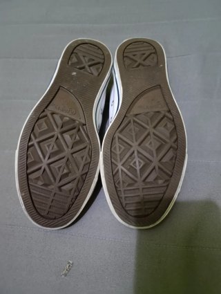 Converse de cuero blanco