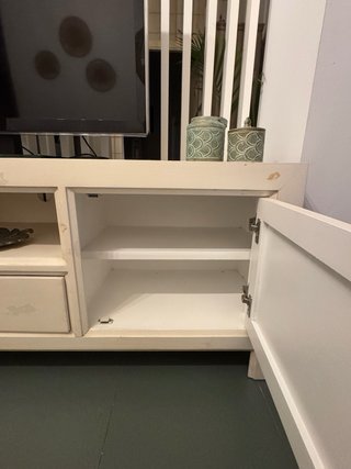 Mueble TV Beige y Marrón
