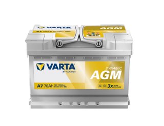 Batería Varta AGM 70Ah 12V 760A Star stop