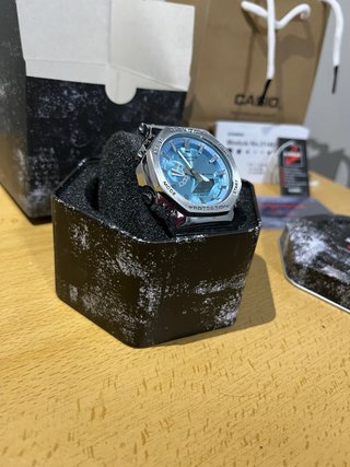 G-Shock Casio Azul y Plateado