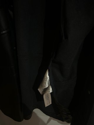 Sobrecamisa Zara Polipiel Negra