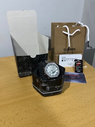 G-Shock Casio Reloj Analógico Digital Plata