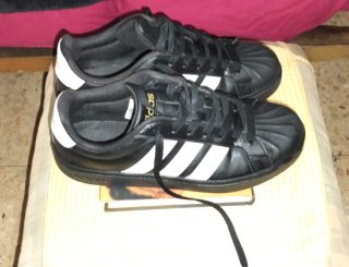 Zapatillas Adidas Superstar Mujer Negras